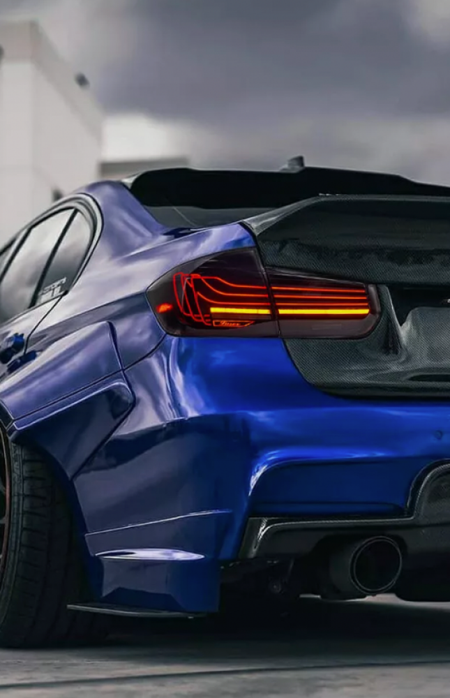 2013-2018 Bmw M3/3-Series Csl Style Laser Taillights | F80/F30 Smoked